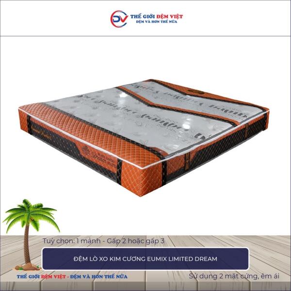 Đệm lò xo Kim Cương Eumix Limited Dream 2